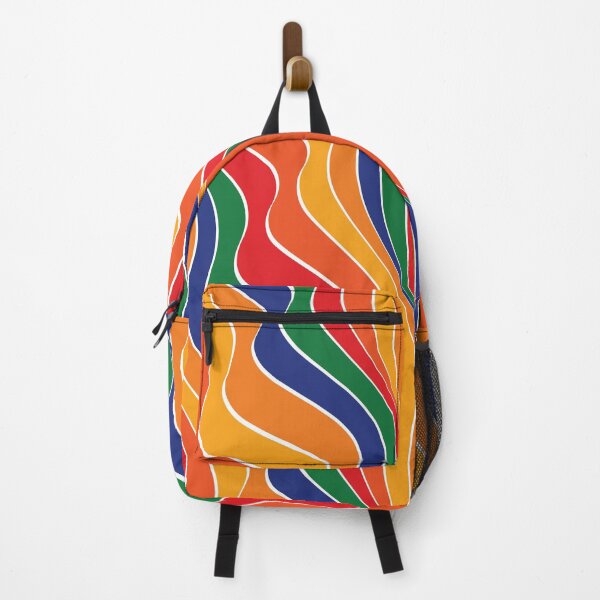 Item preview, Gradient Retro Psychedelic Stripes Pattern 100 designed and sold by DesignsArtColor.