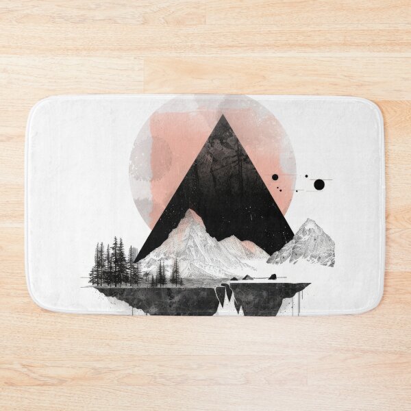 Item preview, Surreal Mountain Landscape with Floating Islands and Celestial Elements designed and sold by Retrocranio.