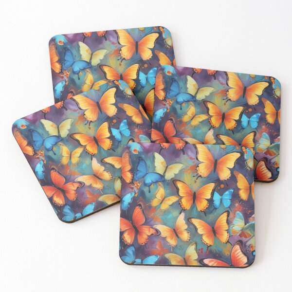 Item preview, Beautiful butterflies painting artwork print design  designed and sold by Anshu3813.