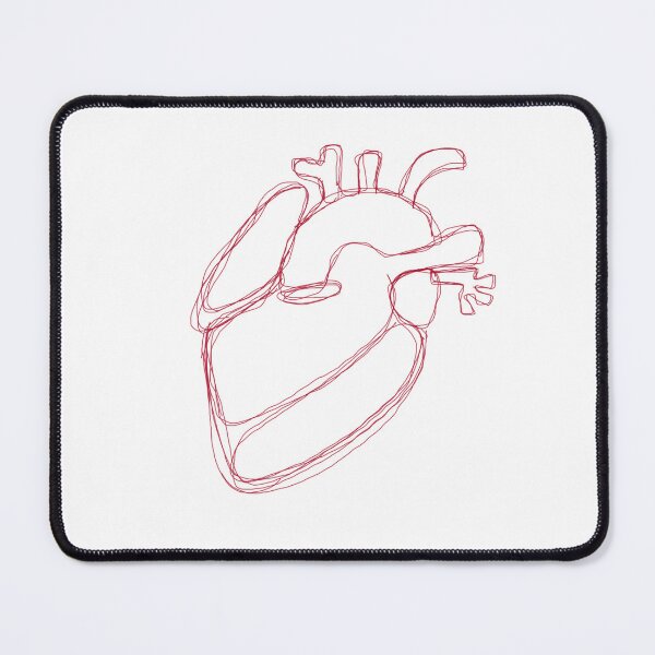 Item preview, Heart Line Drawing designed and sold by tsarah3.