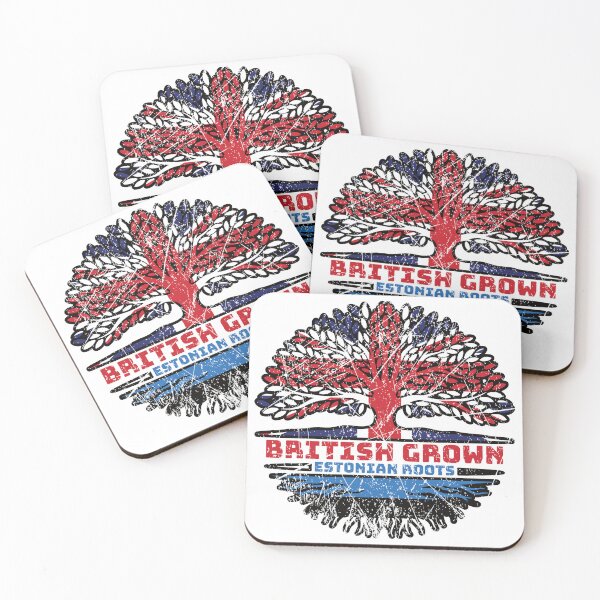 Item preview, Estonia Estonian British UK Tree Roots Flag designed and sold by FlagX.