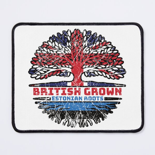 Item preview, Estonia Estonian British UK Tree Roots Flag designed and sold by FlagX.