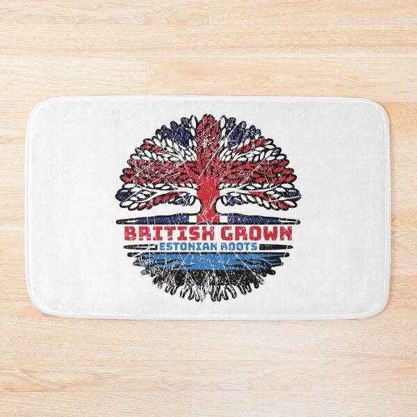 Item preview, Estonia Estonian British UK Tree Roots Flag designed and sold by FlagX.