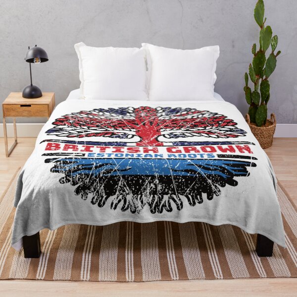 Item preview, Estonia Estonian British UK Tree Roots Flag designed and sold by FlagX.
