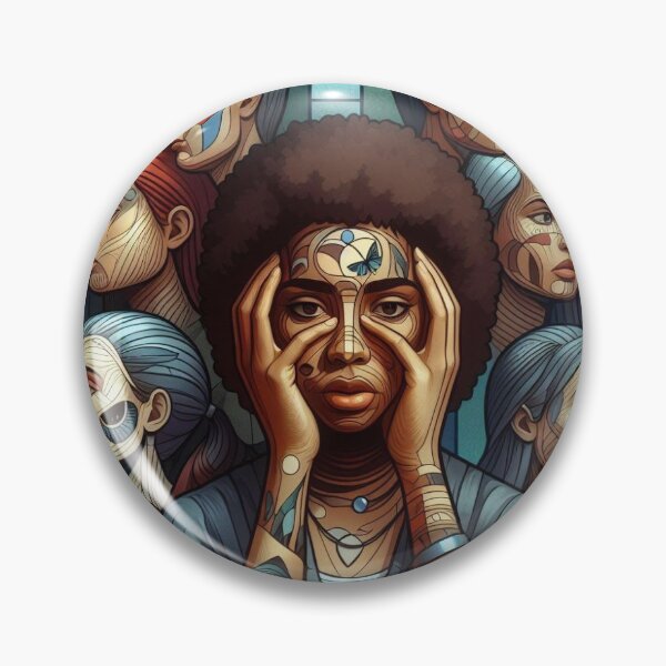 Item preview, Dissociative Identity Disorder DID System Artwork Art Deco designed and sold by TheGreatAmericanVision.
