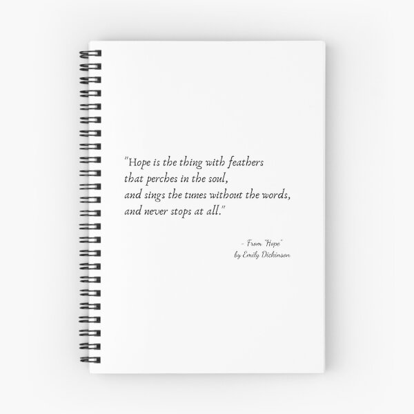 Item preview, A Quote from "Hope" by Emily Dickinson designed and sold by Poemit.