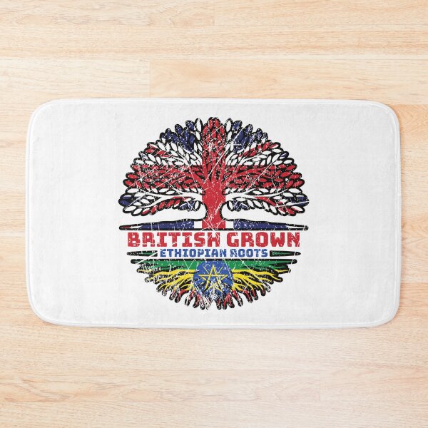 Item preview, Ethiopia Ethiopian Uk United Kingdom British Tree Roots Flag designed and sold by FlagX.