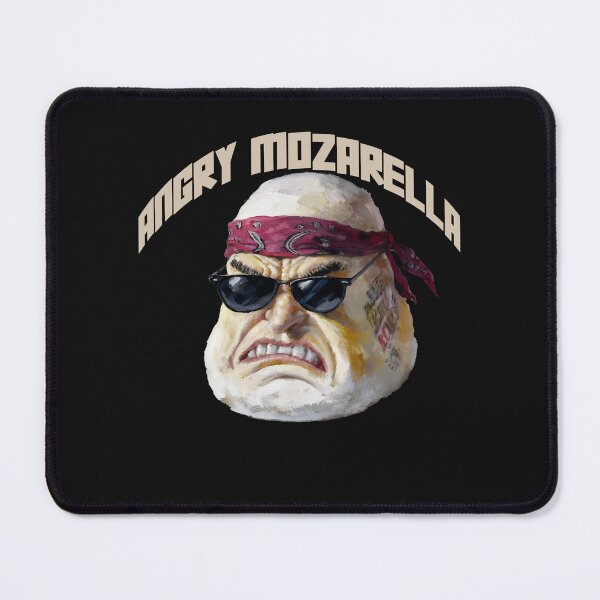 Item preview, Mozarella Cheese Angry Mozarella Funny For Cheese Lovers designed and sold by LoomINKverse.