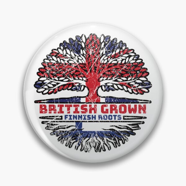 Item preview, Finland Finnish Uk United Kingdom British Tree Roots Flag designed and sold by FlagX.