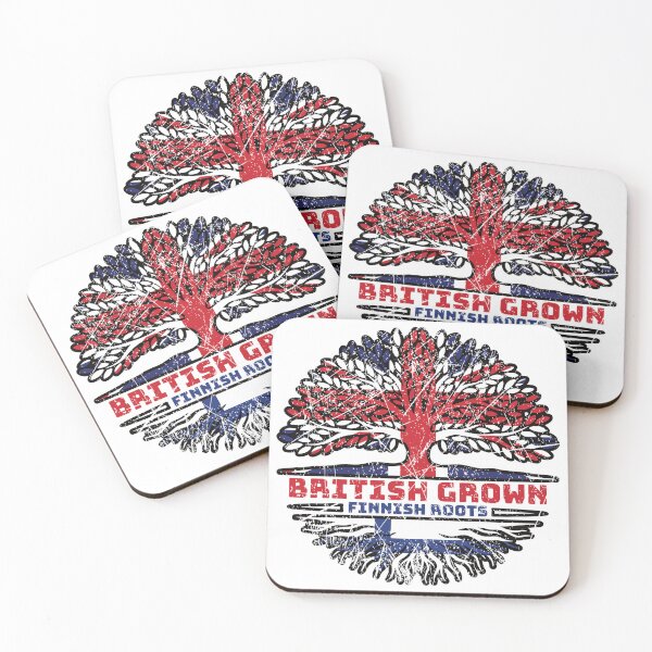 Item preview, Finland Finnish Uk United Kingdom British Tree Roots Flag designed and sold by FlagX.