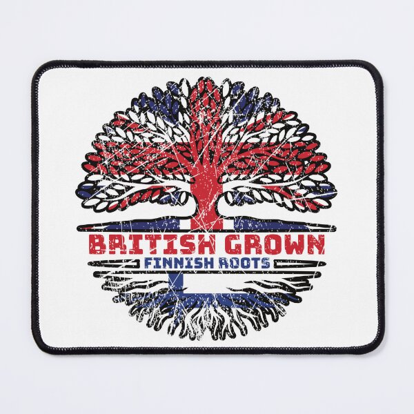Item preview, Finland Finnish Uk United Kingdom British Tree Roots Flag designed and sold by FlagX.