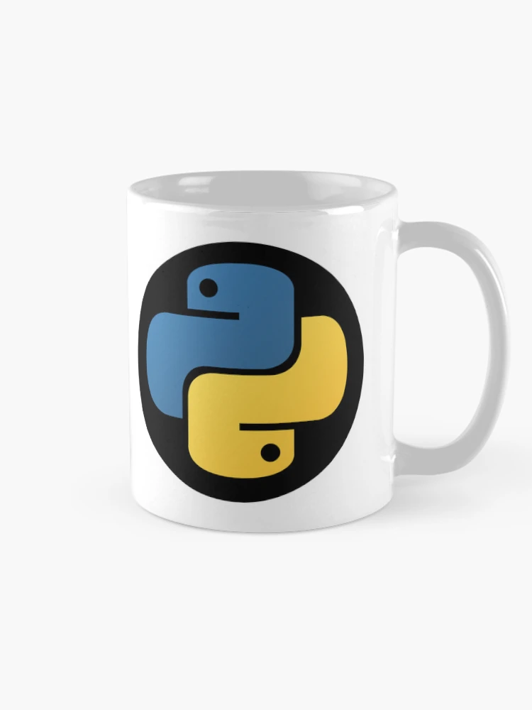 Thumbnail 3 of 6, Coffee Mug, Python Circle - Python Logo designed and sold by Redstrawberry13.
