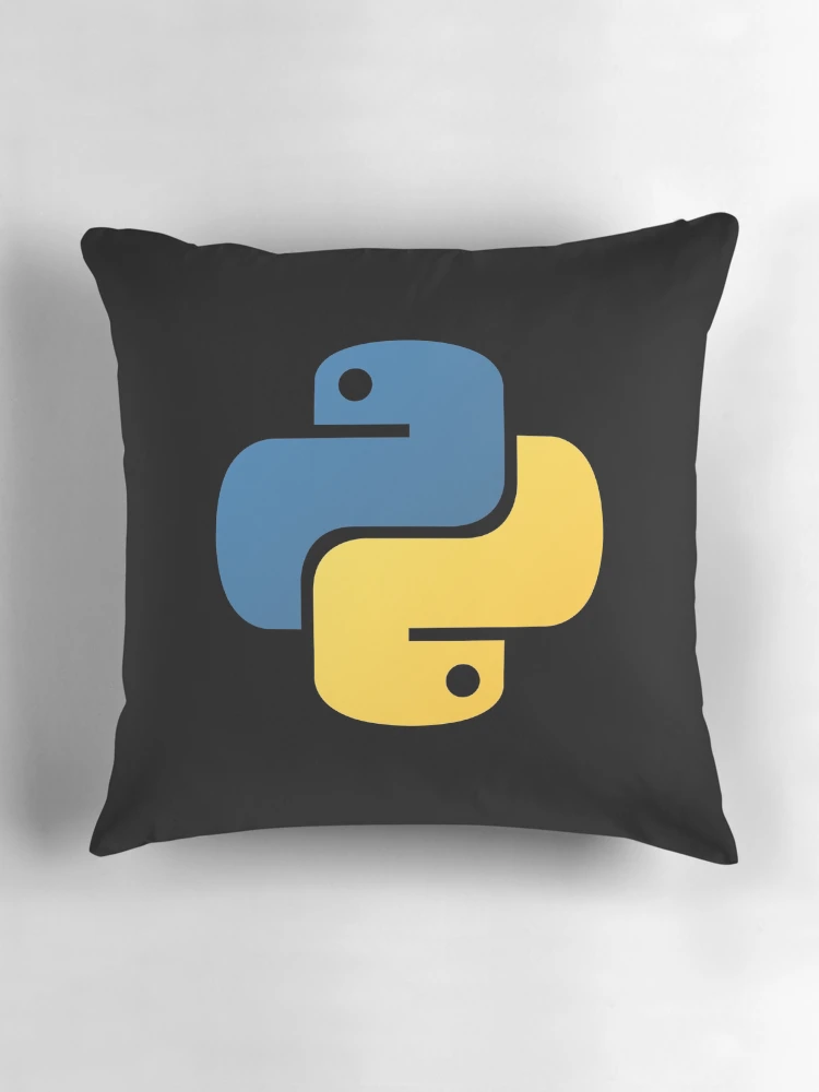 Thumbnail 3 of 4, Pillow, Python Circle - Python Logo designed and sold by Redstrawberry13.