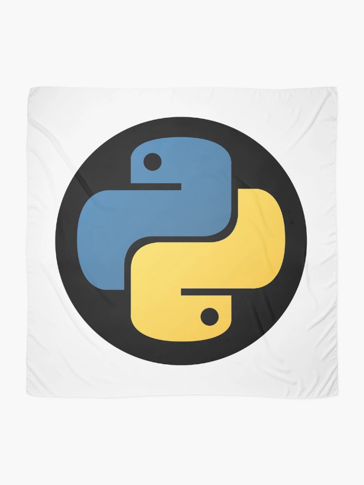 Thumbnail 2 of 3, Scarf, Python Circle - Python Logo designed and sold by Redstrawberry13.