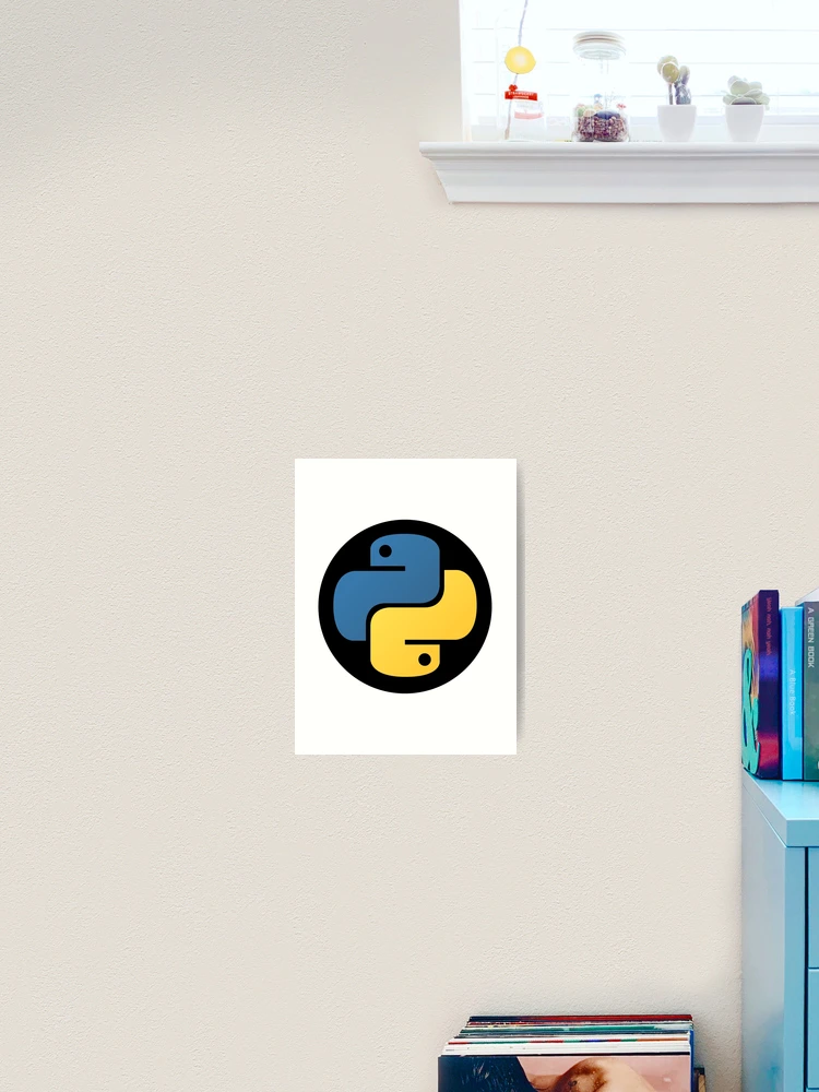 Thumbnail 2 of 3, Art Print, Python Circle - Python Logo designed and sold by Redstrawberry13.