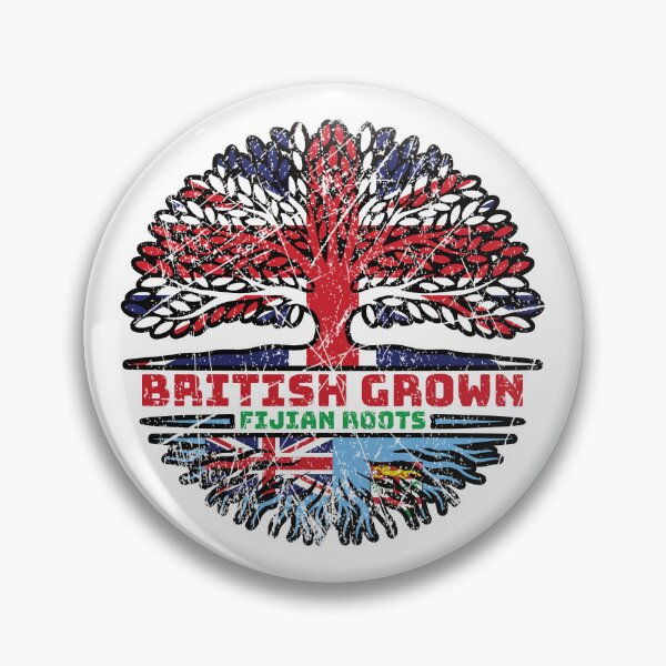 Item preview, Fiji Fijian Uk United Kingdom British Tree Roots Flag designed and sold by FlagX.