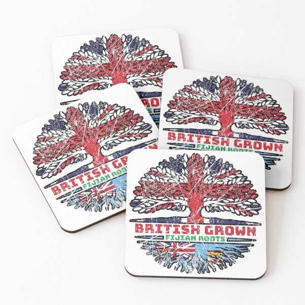 Item preview, Fiji Fijian Uk United Kingdom British Tree Roots Flag designed and sold by FlagX.