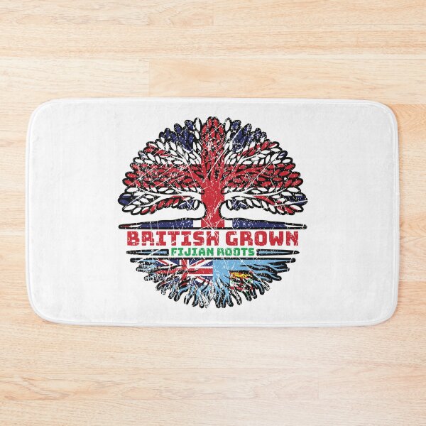 Item preview, Fiji Fijian Uk United Kingdom British Tree Roots Flag designed and sold by FlagX.