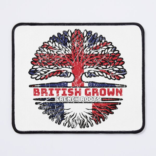 Item preview, France French Uk United Kingdom British Tree Roots Flag designed and sold by FlagX.