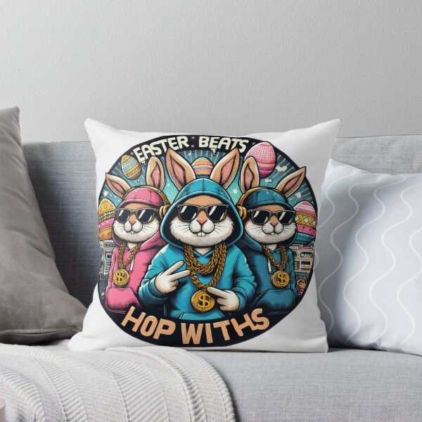 Item preview, hip hop bunnies easter band Easter Funny animals    designed and sold by Expressions-Sel.
