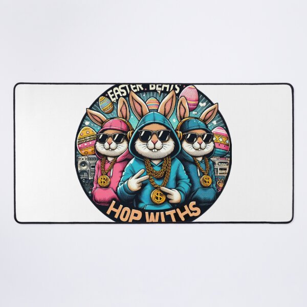 Item preview, hip hop bunnies easter band Easter Funny animals designed and sold by Expressions-Sel.
