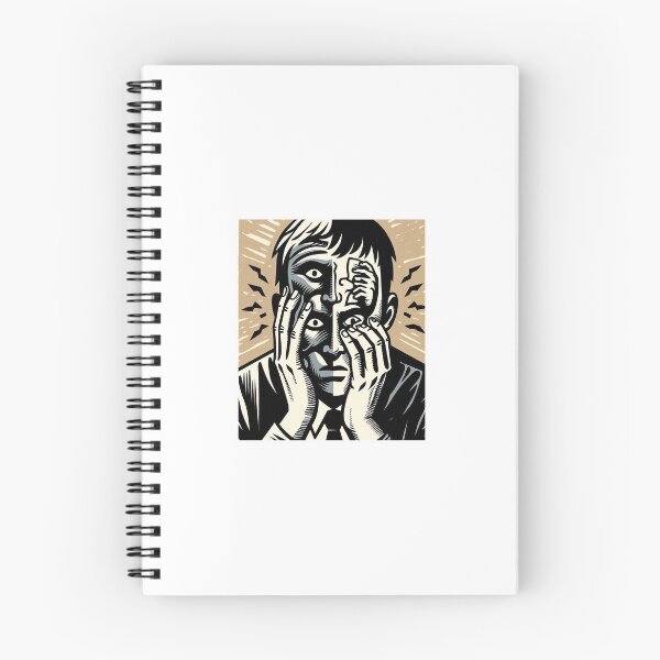 Item preview, DID DDNOS Dissociating Man Art Deco designed and sold by TheGreatAmericanVision.