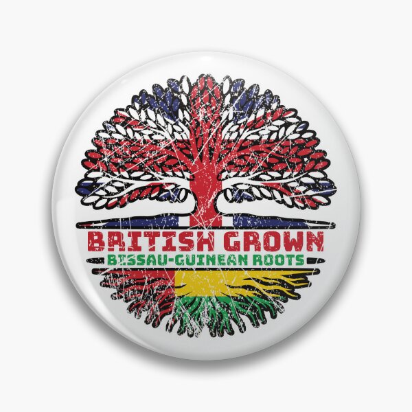 Item preview, Guinea-Bissau Bissau-Guinean British UK Tree Roots Flag designed and sold by FlagX.