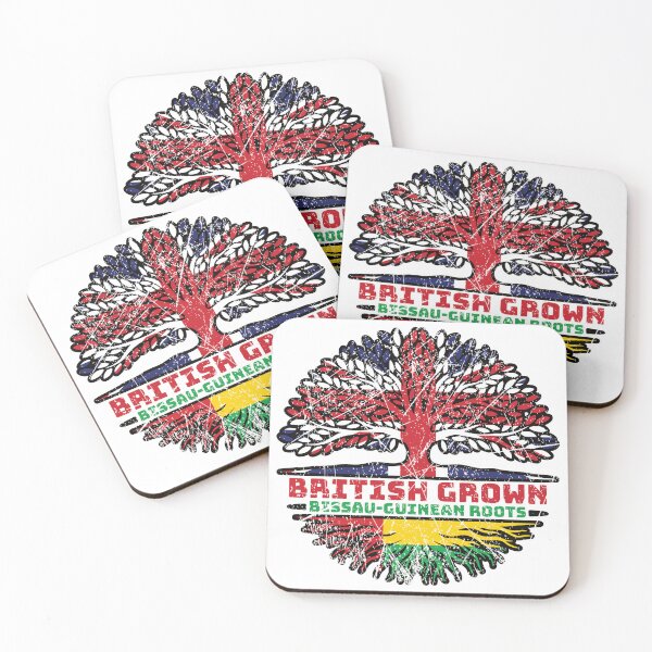 Item preview, Guinea-Bissau Bissau-Guinean British UK Tree Roots Flag designed and sold by FlagX.