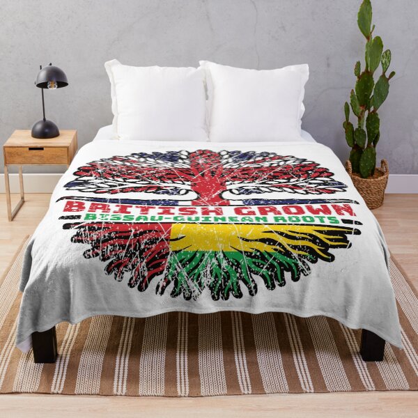 Item preview, Guinea-Bissau Bissau-Guinean British UK Tree Roots Flag designed and sold by FlagX.