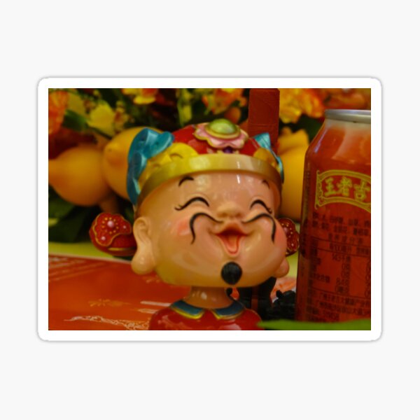 Item preview, Happy Chinese Buddha Boy Brings New Year Luck designed and sold by exploramum.