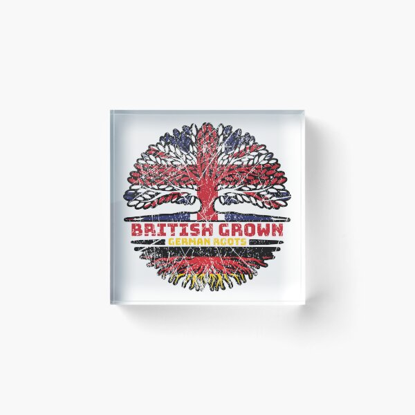 Item preview, Germany German Uk United Kingdom British Tree Roots Flag designed and sold by FlagX.