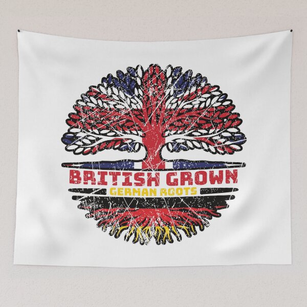 Item preview, Germany German Uk United Kingdom British Tree Roots Flag designed and sold by FlagX.