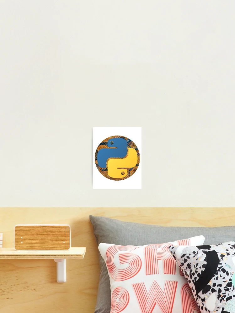 Thumbnail 2 of 3, Photographic Print, Python Skin Logo - Python Logo designed and sold by Redstrawberry13.
