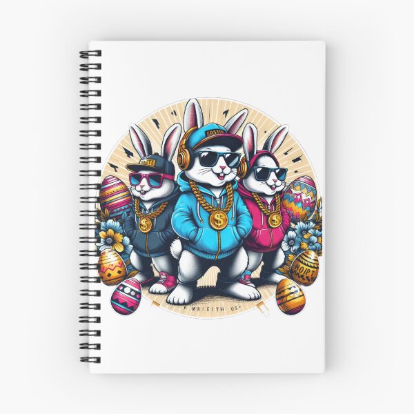 Item preview,  hip hop bunnies band Easter Funny animals    designed and sold by Expressions-Sel.