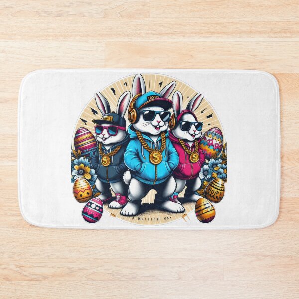 Item preview,  hip hop bunnies band Easter Funny animals    designed and sold by Expressions-Sel.