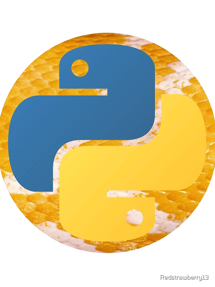 Thumbnail 3 von 3, Tuch, Python Skin Logo - Python Logo designt und verkauft von Redstrawberry13.