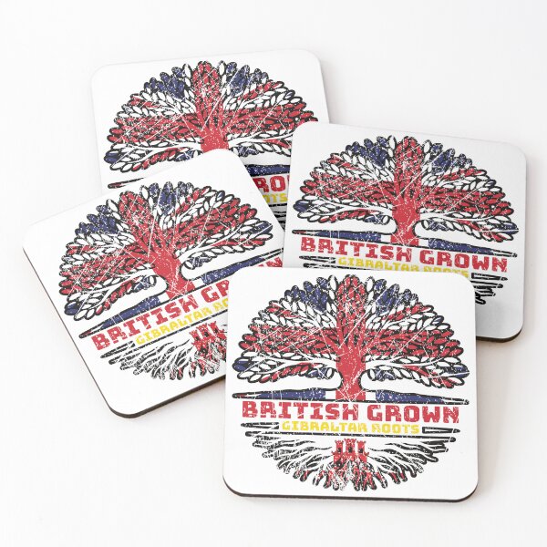 Item preview, Gibraltar Gibraltarian Uk United Kingdom British Tree Roots Flag designed and sold by FlagX.