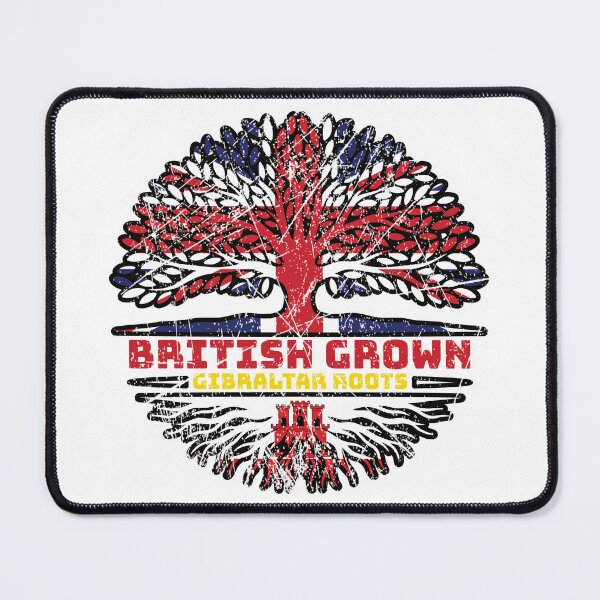 Item preview, Gibraltar Gibraltarian Uk United Kingdom British Tree Roots Flag designed and sold by FlagX.