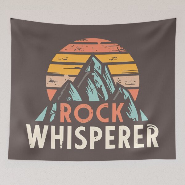 Item preview, Rock Whisperer Vintage Mountain Sunset designed and sold by SweetClicks123.