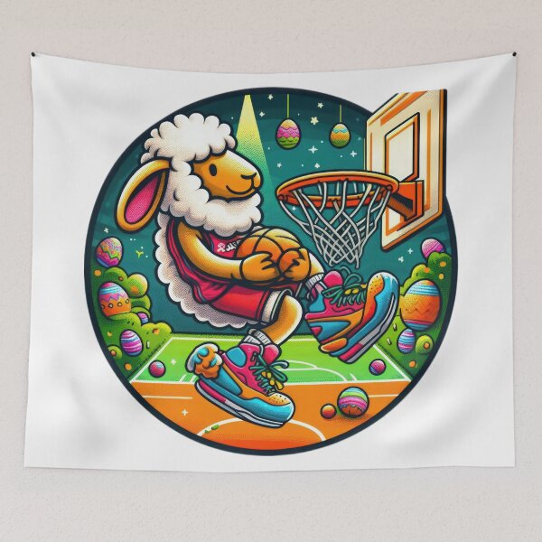 Item preview, Easter Baa-sketball Easter Funny animals    designed and sold by Expressions-Sel.