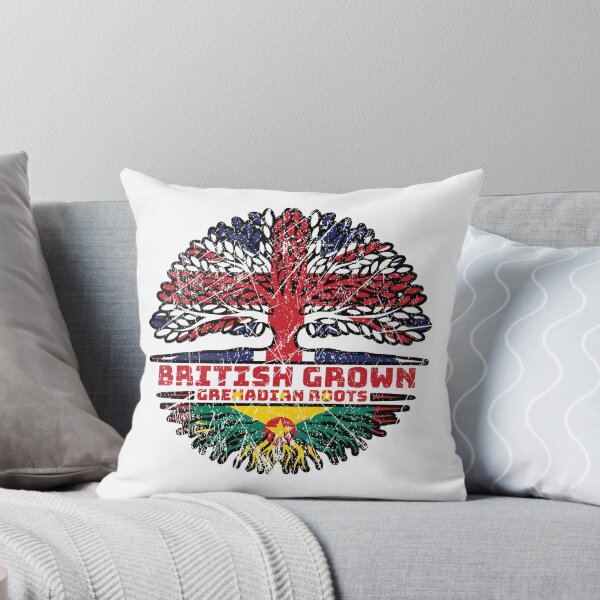 Item preview, Grenada Grenadian Uk United Kingdom British Tree Roots Flag designed and sold by FlagX.