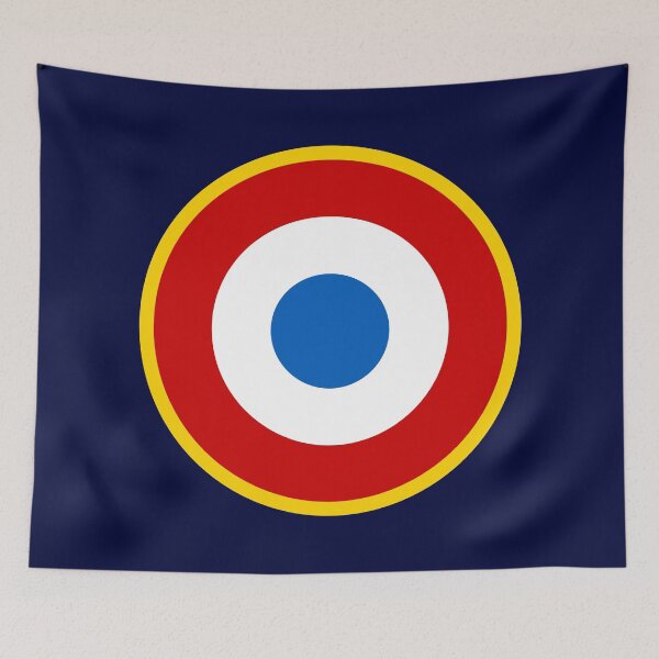 Item preview, French Air and Space Force - Armée de l'air et de l'espace - Roundel of France Type 2 designed and sold by wordwidesymbols.