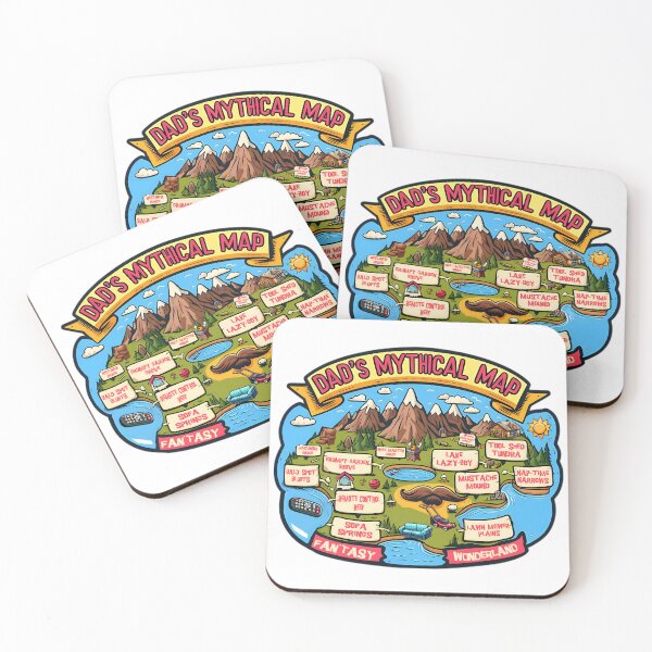 Item preview, Dad's Mystical Map: Dad’s Legendary Lands designed and sold by SportsT-Shirts.