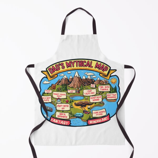 Item preview, Dad's Mystical Map: Dad’s Legendary Lands designed and sold by SportsT-Shirts.