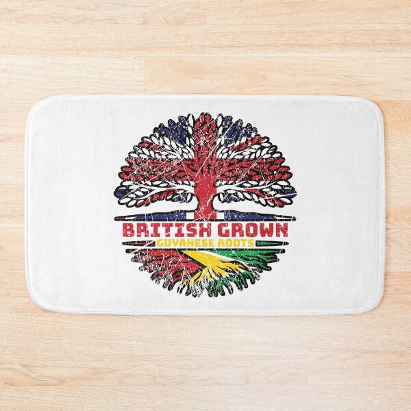 Item preview, Guyana Guyanese Uk United Kingdom British Tree Roots Flag designed and sold by FlagX.