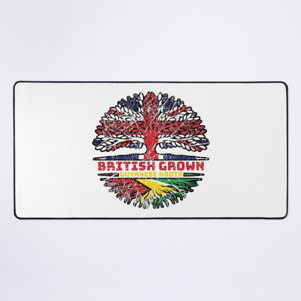 Item preview, Guyana Guyanese Uk United Kingdom British Tree Roots Flag designed and sold by FlagX.