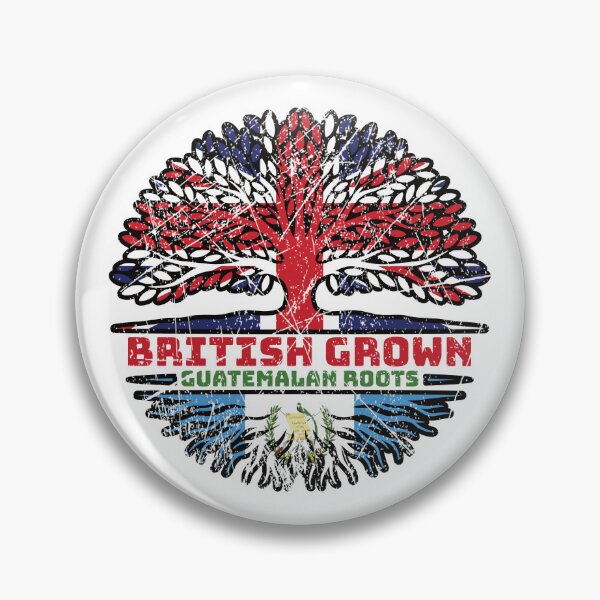 Item preview, Guatemala Guatemalan Uk United Kingdom British Tree Roots Flag designed and sold by FlagX.