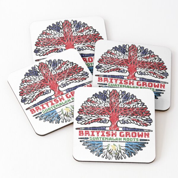 Item preview, Guatemala Guatemalan Uk United Kingdom British Tree Roots Flag designed and sold by FlagX.