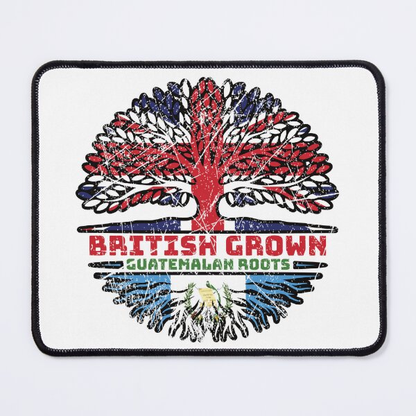 Item preview, Guatemala Guatemalan Uk United Kingdom British Tree Roots Flag designed and sold by FlagX.