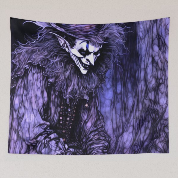 Item preview,  Haunting Gothic Jester In the Woods designed and sold by TheDarkWardrobe.